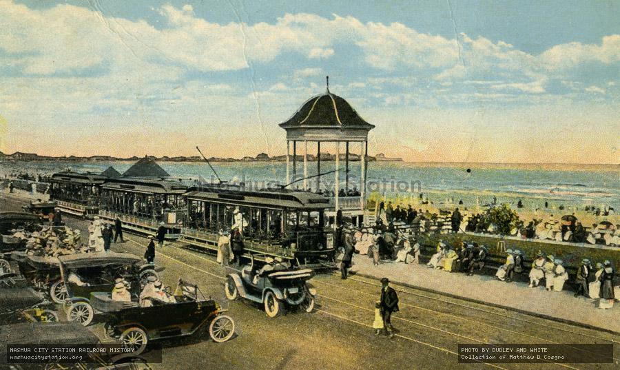 Postcard: Bandstand, Hampton Beach, New Hampshire
